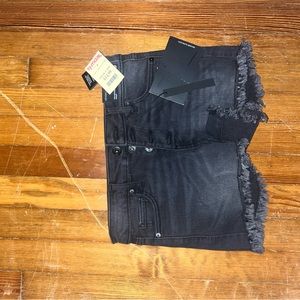 KENDALL AND KYLIE black jean shorts